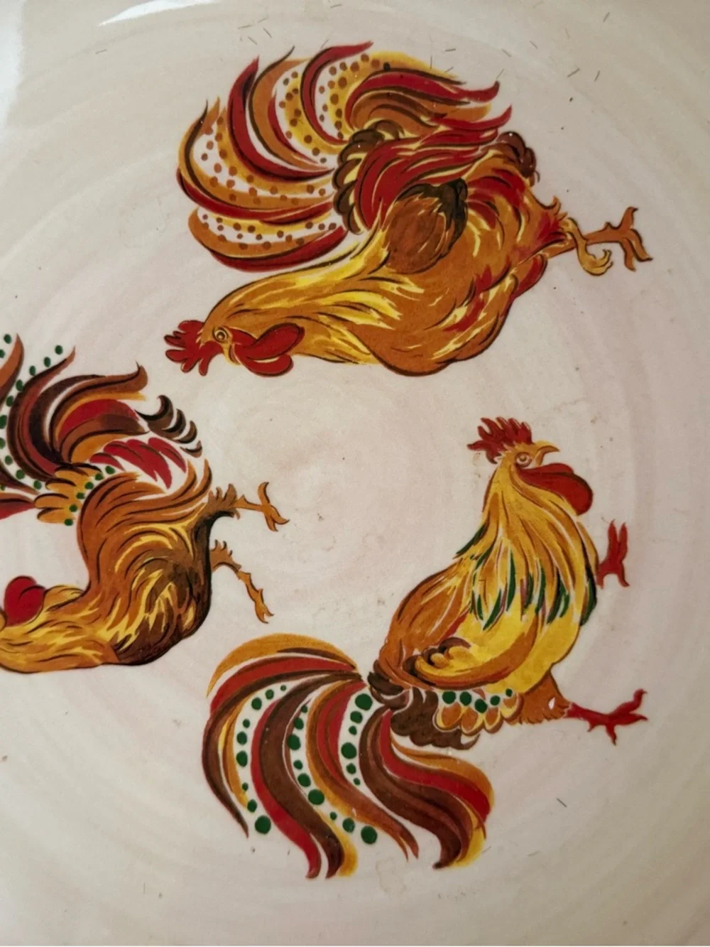 Williams Sonoma Extra large Tuscan Rooster bowl. NWT